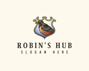 Connecticut Bird Robin logo