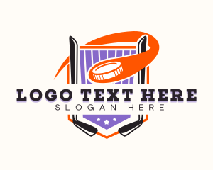 Hockey Sport Tournament Logo