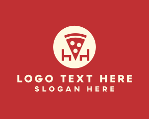 Pizza Slice Restaurant logo design