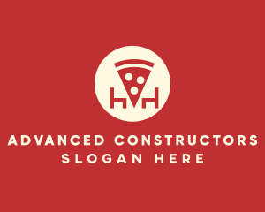 Pizza Slice Pizzeria logo design