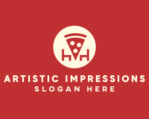 Pizza Slice Restaurant logo design