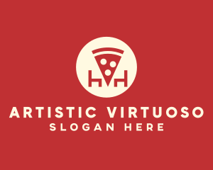 Pizza Slice Pizzeria logo design