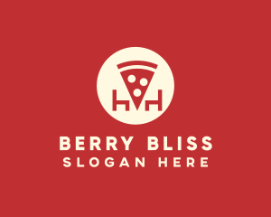 Pizza Slice Pizzeria logo design