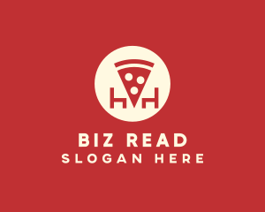 Pizza Slice Pizzeria logo design