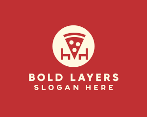 Pizza Slice Restaurant logo design