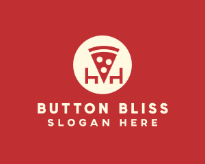 Pizza Slice Pizzeria logo design