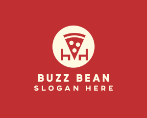 Pizza Slice Pizzeria logo design