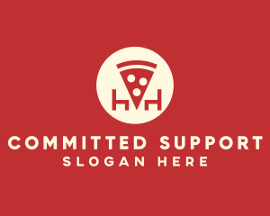 Pizza Slice Restaurant logo design