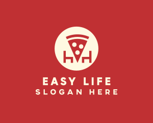 Pizza Slice Restaurant logo design