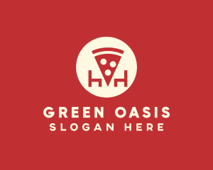 Pizza Slice Restaurant logo design