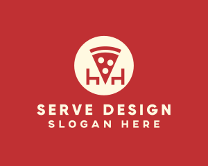 Pizza Slice Restaurant logo design