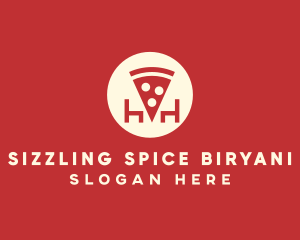 Pizza Slice Pizzeria logo design