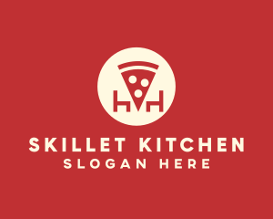 Pizza Slice Pizzeria logo design