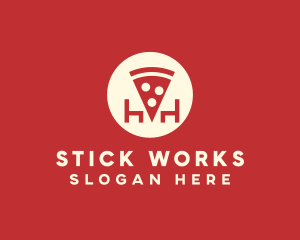 Pizza Slice Restaurant logo design