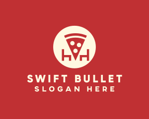 Pizza Slice Pizzeria logo design