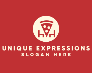 Pizza Slice Restaurant logo design