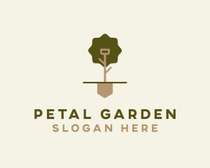 Shovel Tree Landscaping logo design