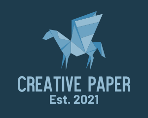 Origami Pegasus Art logo