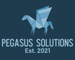 Origami Pegasus Art logo