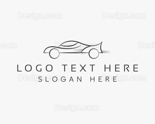 Sports Car Vehicle Logo