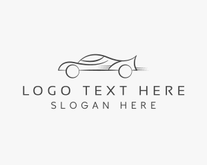 Sports Car Vehicle Logo