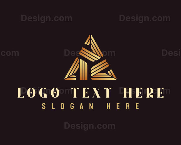 Elegant Luxury Triangle Logo