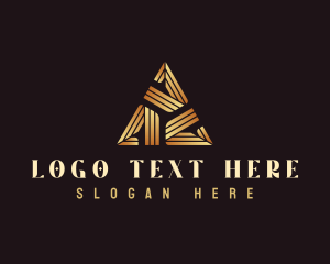 Elegant Luxury Triangle Logo