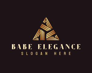 Elegant Luxury Triangle logo design