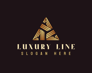 Elegant Luxury Triangle logo design