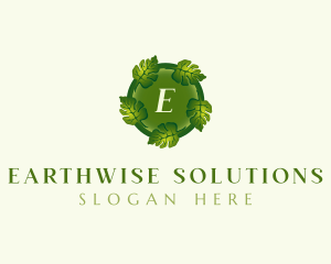 Environmental Nature Leaf logo