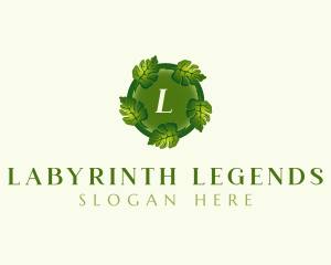 Environmental Nature Leaf logo design