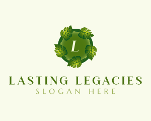 Environmental Nature Leaf logo design