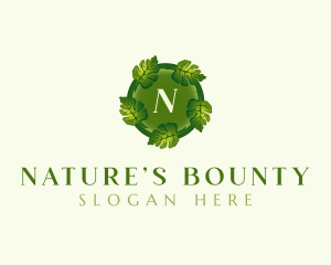 Environmental Nature Leaf logo design