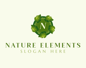 Environmental Nature Leaf logo design