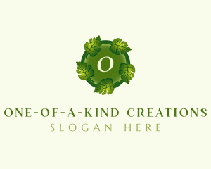 Environmental Nature Leaf logo design