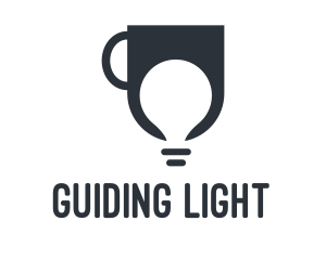 Mug Idea Bulb logo design