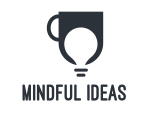 Mug Idea Bulb logo design