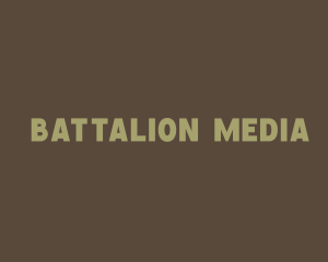 Masculine Military Business logo design