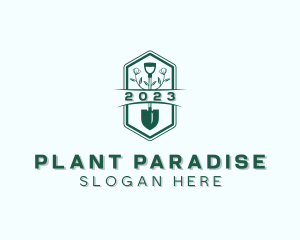 Flower Shovel Landscaping logo design