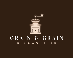 Coffee Wooden Grinder logo