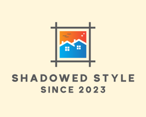 Sunset House Frame logo