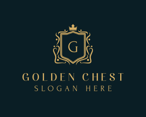 Gold Shield University logo design