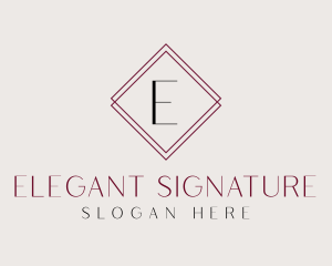 Elegant Aesthetic Fashion logo design