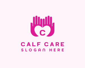 Caring Hands Charity logo design