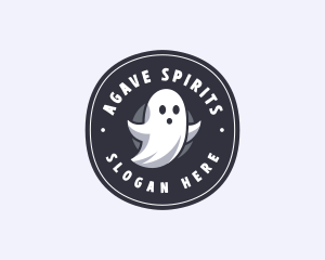 Scary Ghost Spirit logo design