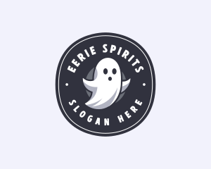 Scary Ghost Spirit logo design