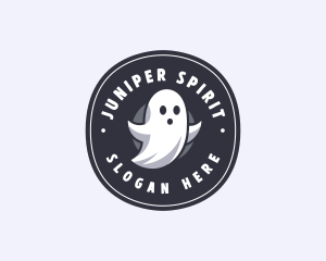 Scary Ghost Spirit logo design