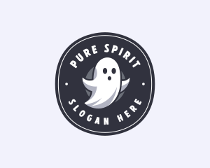 Scary Ghost Spirit logo design