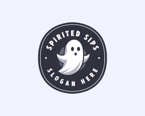 Scary Ghost Spirit logo design