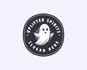 Scary Ghost Spirit logo design